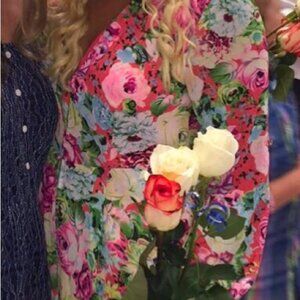 Floral Multicolor Dress/Romper